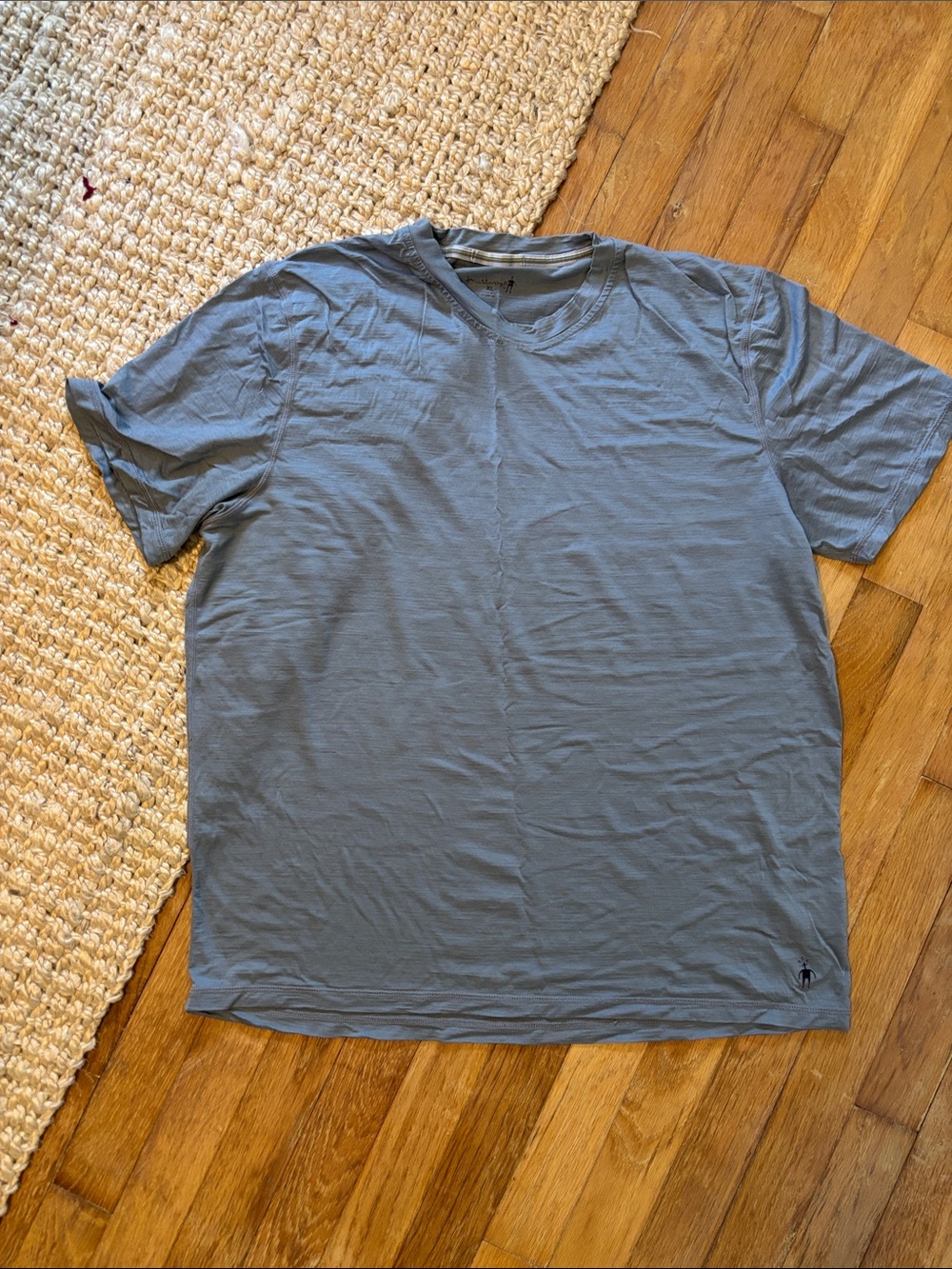 Smartwool Men's Short-Sleeve Crew Tee in Slate Grey